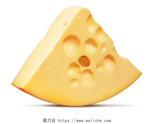 白底一块奶酪